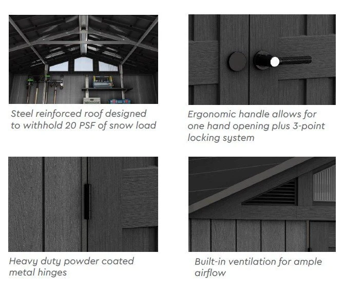 Keter Stronghold Shed 10 x 15 (3 x 4.5m) - Image 4