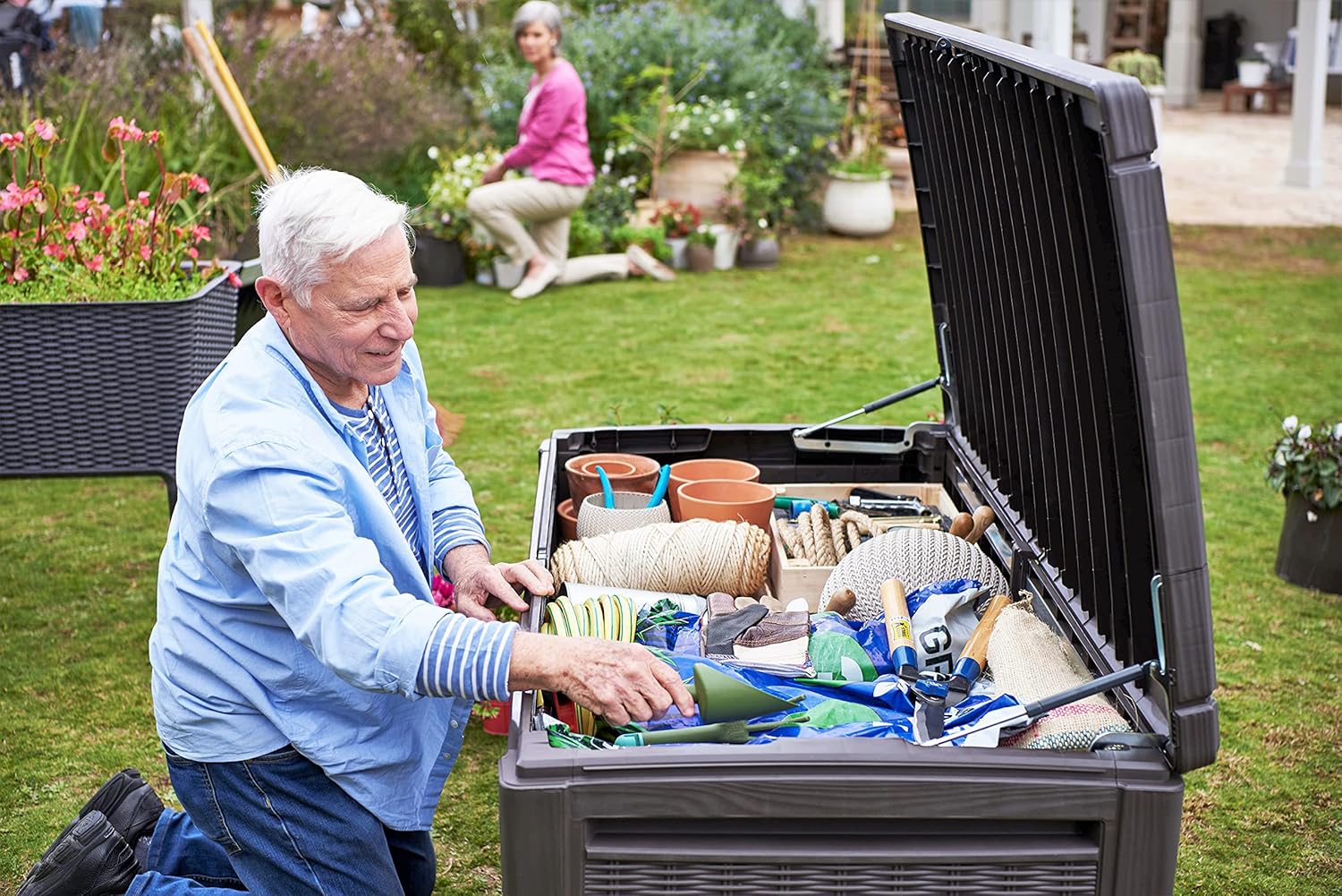 Keter Sumatra 511L Storage Box - Graphite - Image 12