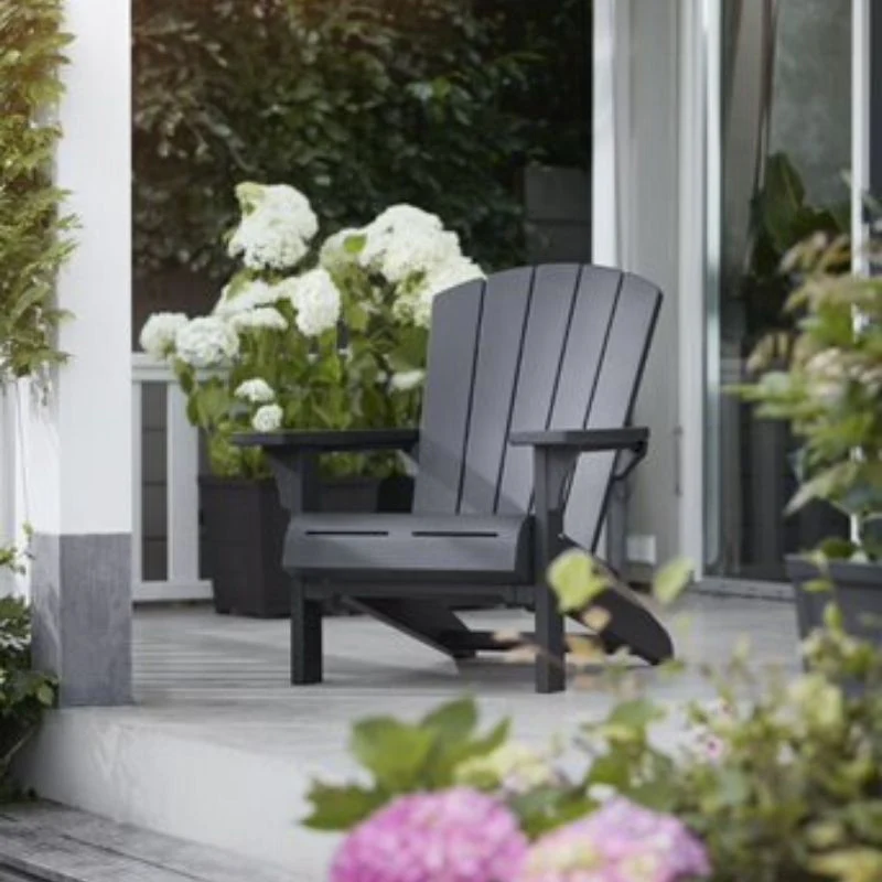 PRE ORDER: APR. - Keter Troy (no cup holder) Adirondack - Graphite 2 PACK - Image 16