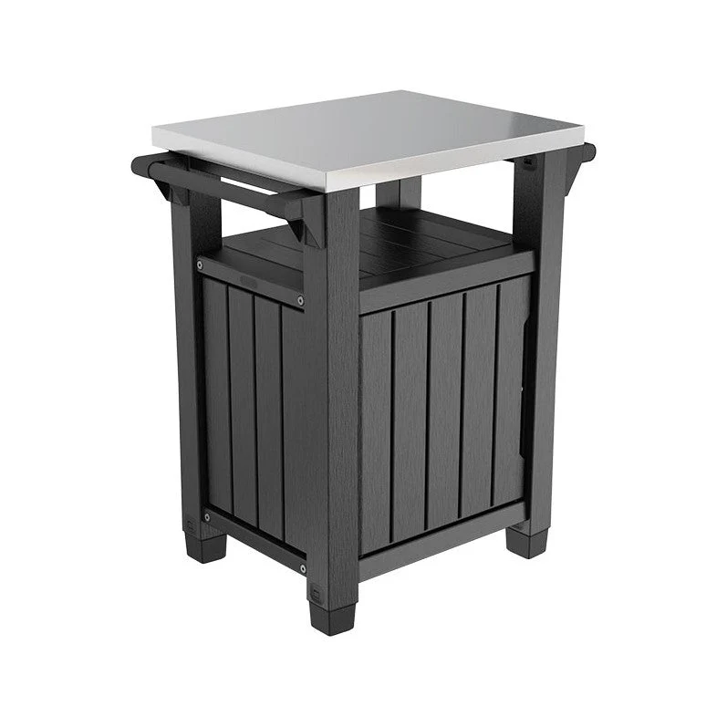 Keter Unity Classic Outdoor BBQ Prep Bench and Storage Unit - Image 8