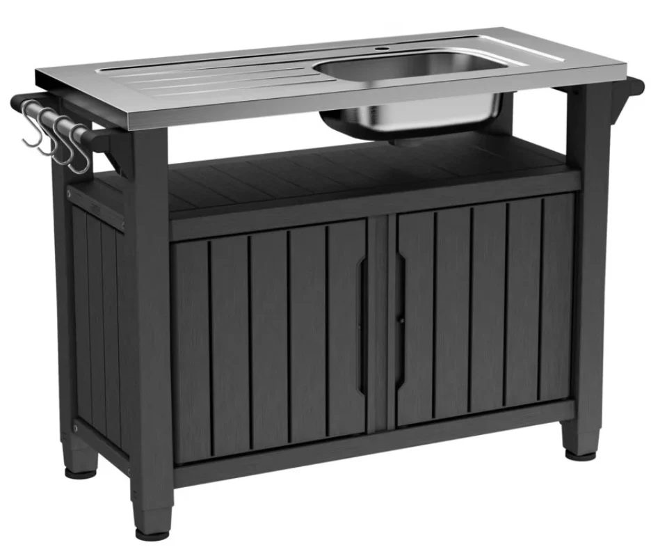 Keter Unity XL BBQ Entertainment Unit with Sink