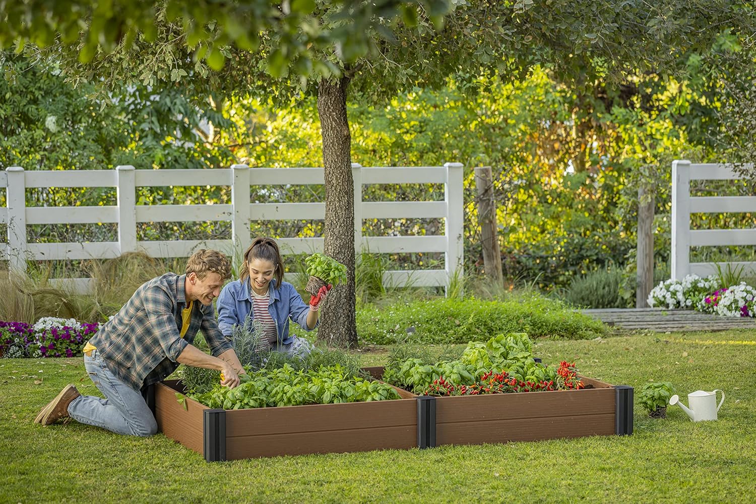 Keter Vista Garden Bed - Brown - Image 14
