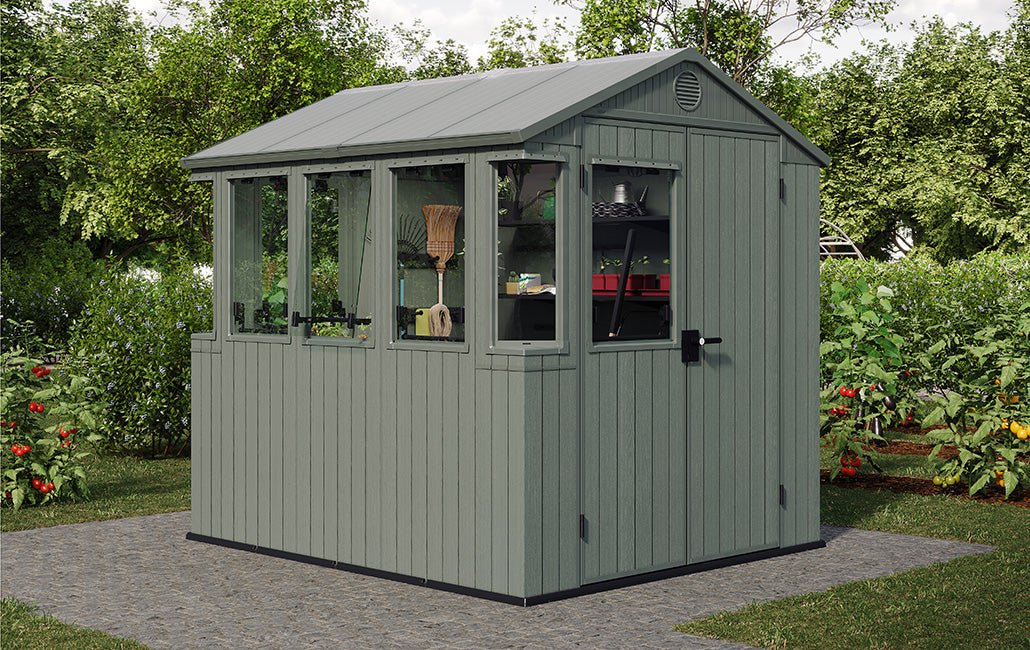 Keter Potting 6x8 Shed - Green (1.9 x 2.4m) - Image 13