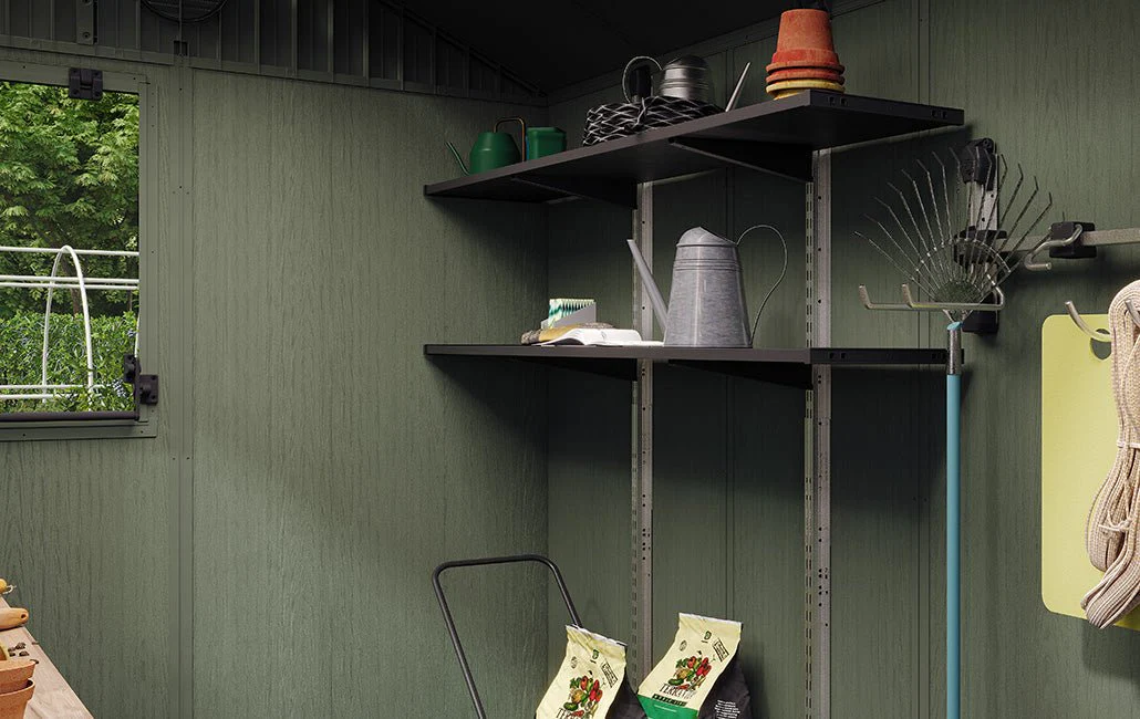 Keter Potting 6x8 Shed - Green (1.9 x 2.4m) - Image 8