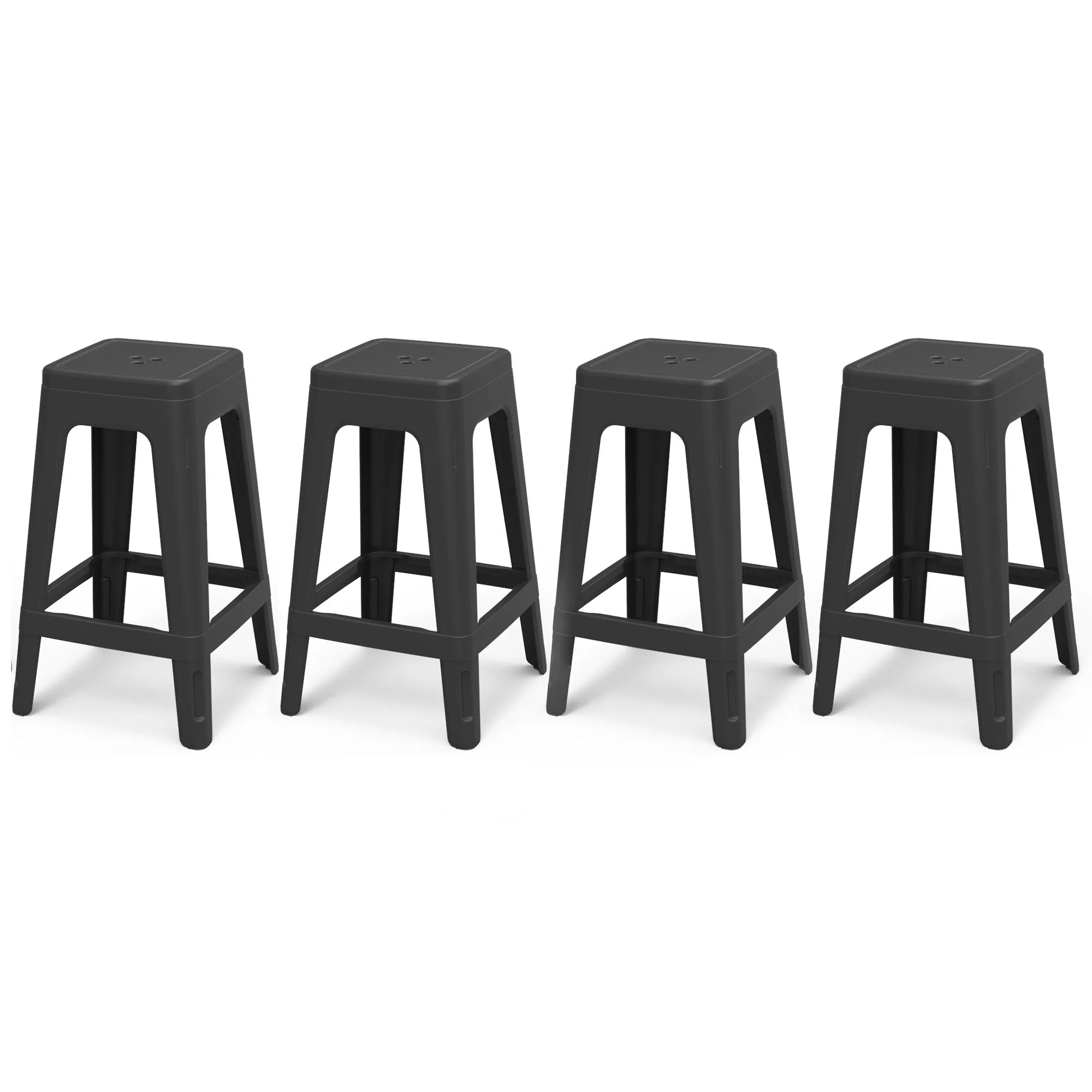 Keter Lucca Indoor/Outdoor Bar Stool - 4 Pack