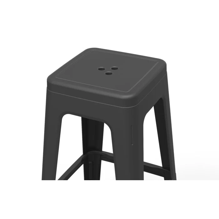 Keter Lucca Indoor/Outdoor Bar Stool - 4 Pack - Image 2