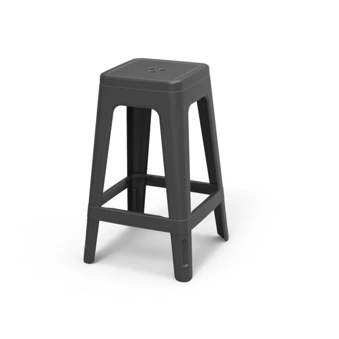 Keter Lucca Indoor/Outdoor Bar Stool - 4 Pack - Image 3