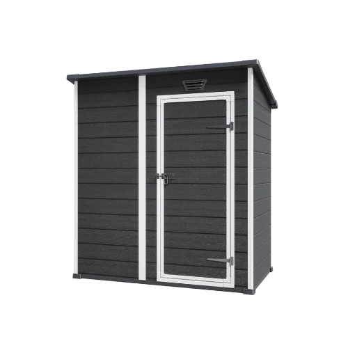 PRE ORDER: OCT. - Manor Pent Essential 6x4 Garden Shed - Dark Grey (1.8 x 1.1m)