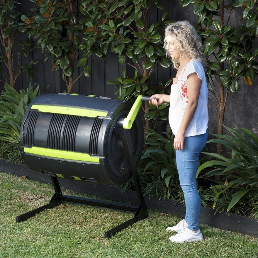 245L MAZE Compost Tumbler with Composting Cart - Image 7