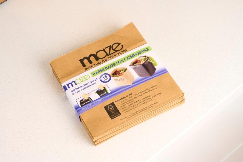 Maze 7L Compostable Paper Bags - Image 6