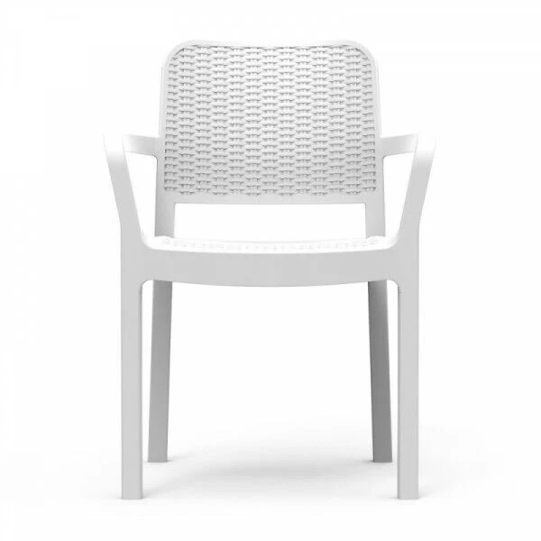 Keter Bella Dining Chair - White - 6 PACK - Image 5