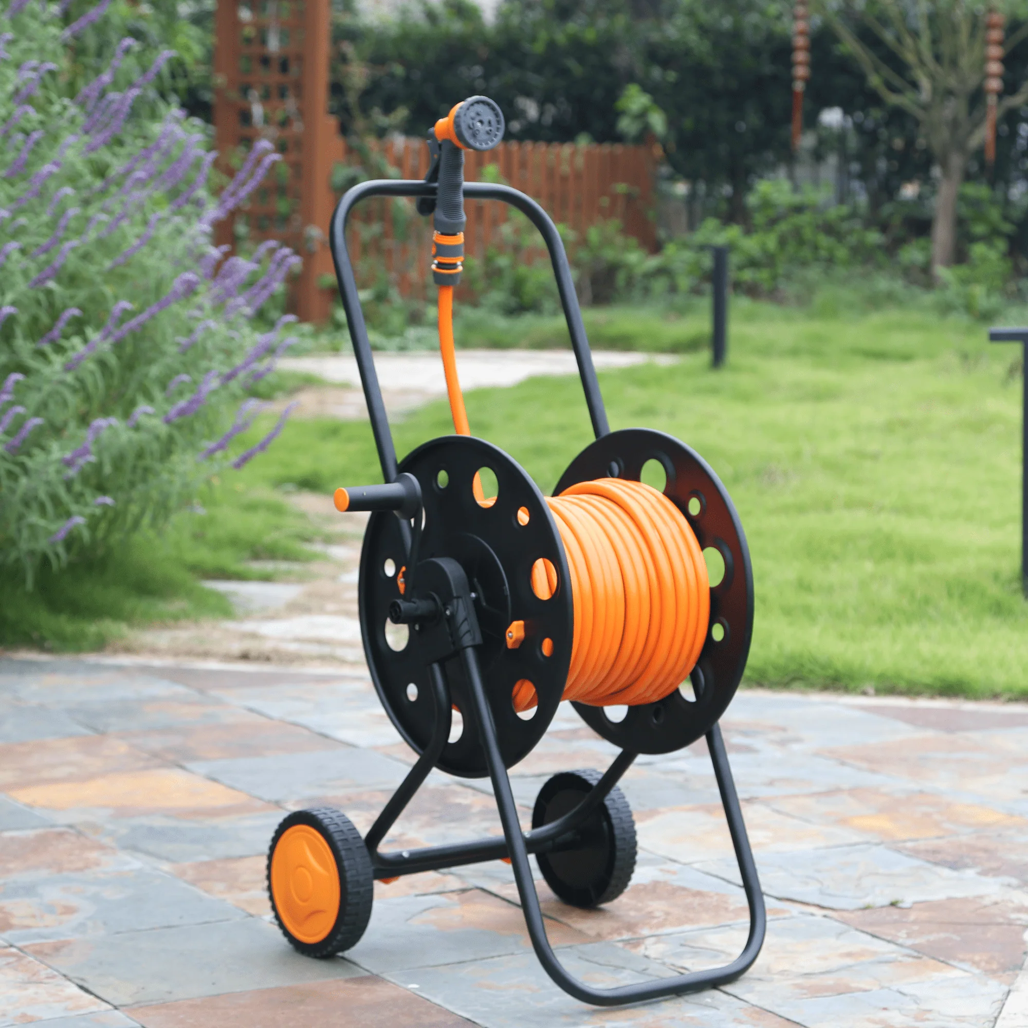 Metal Hose Reel Cart - Image 2