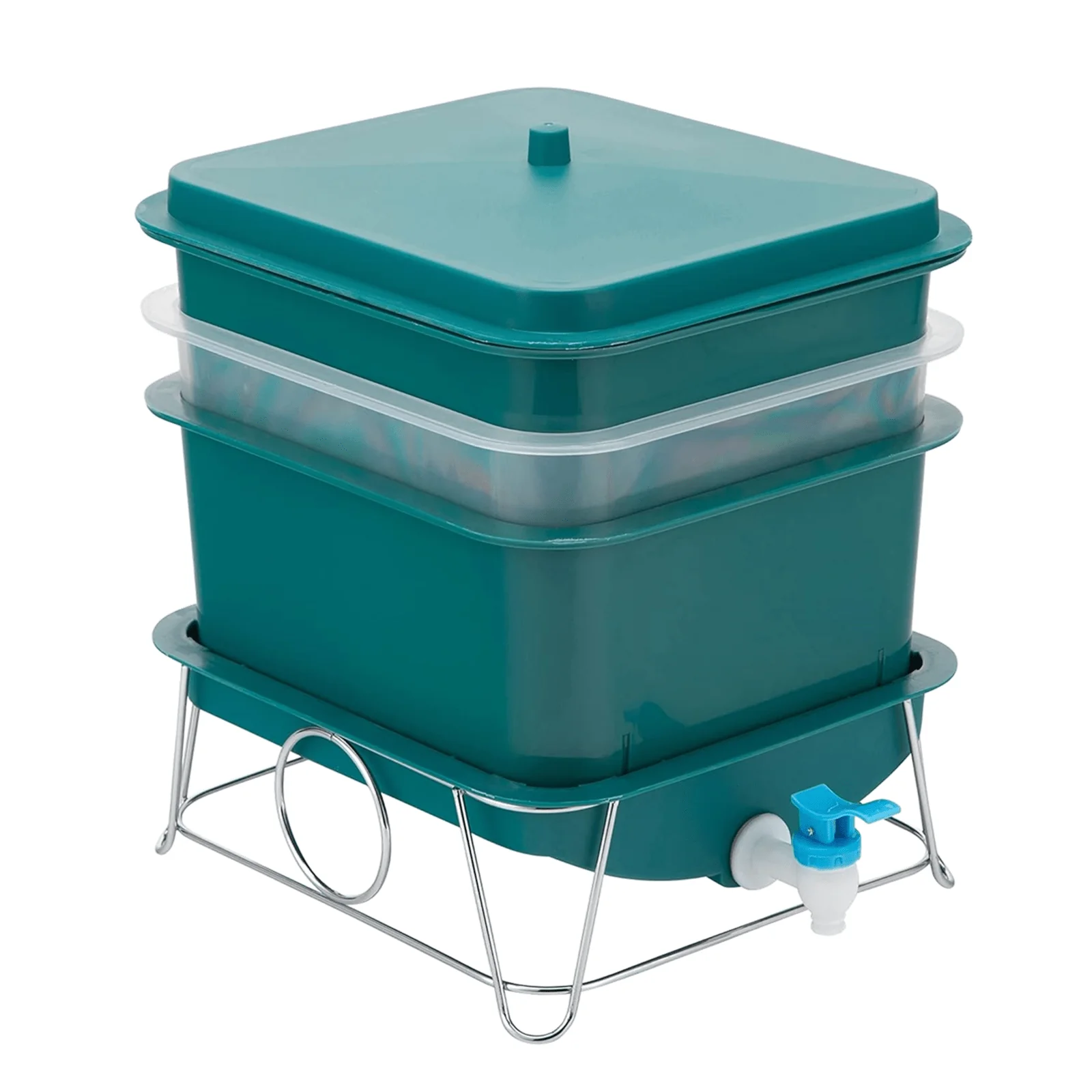 MINI 3 Tier Worm Farm (Teal)