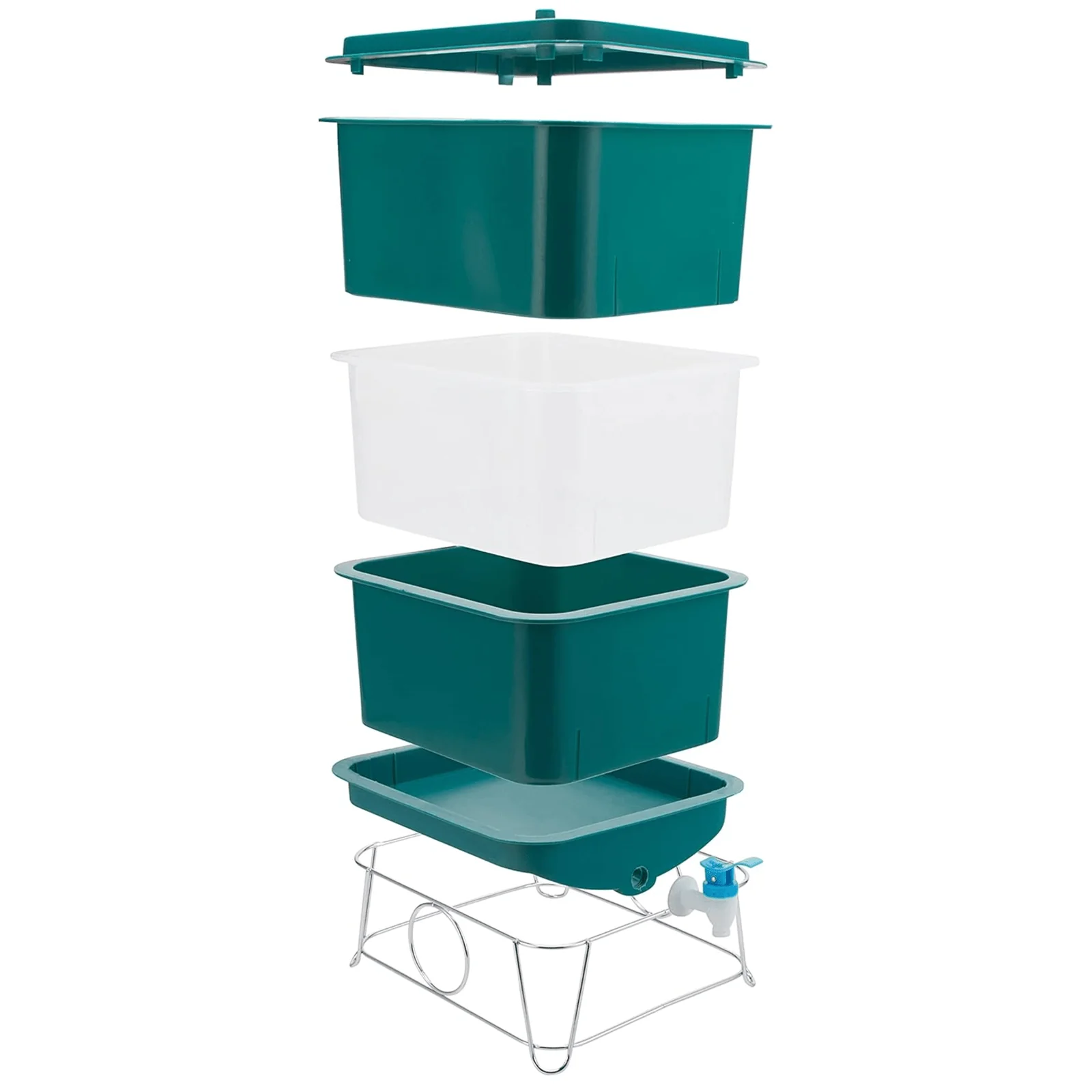 MINI 3 Tier Worm Farm (Teal) - Image 3