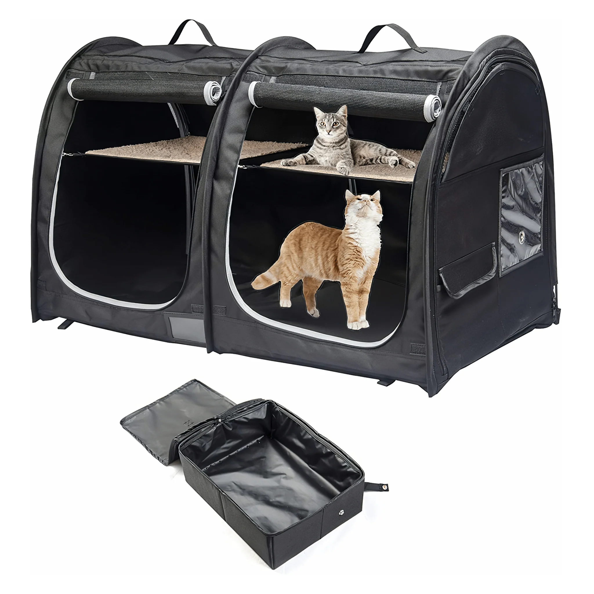 Pop Up House For Small Pets - Black