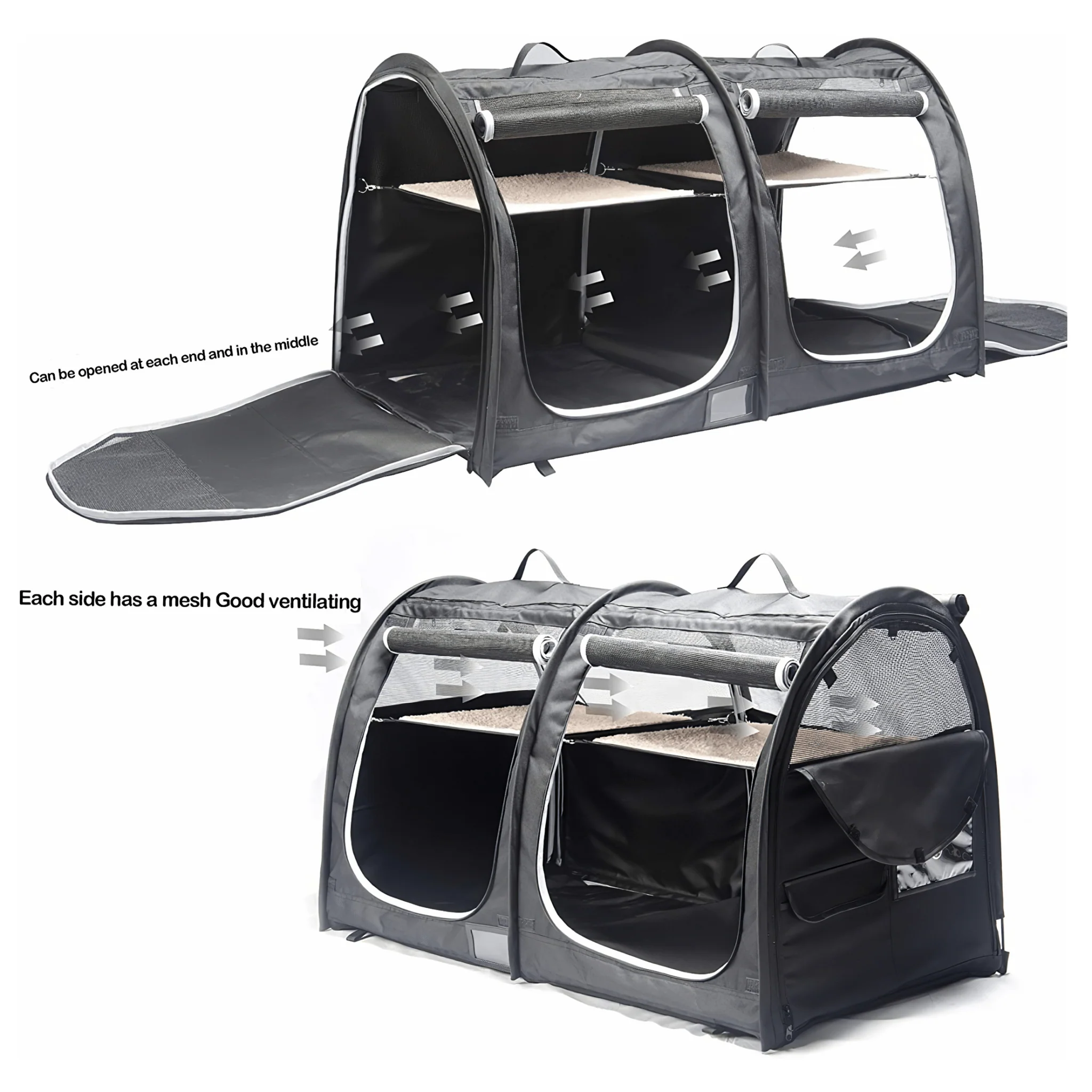 Pop Up House For Small Pets - Black - Image 3