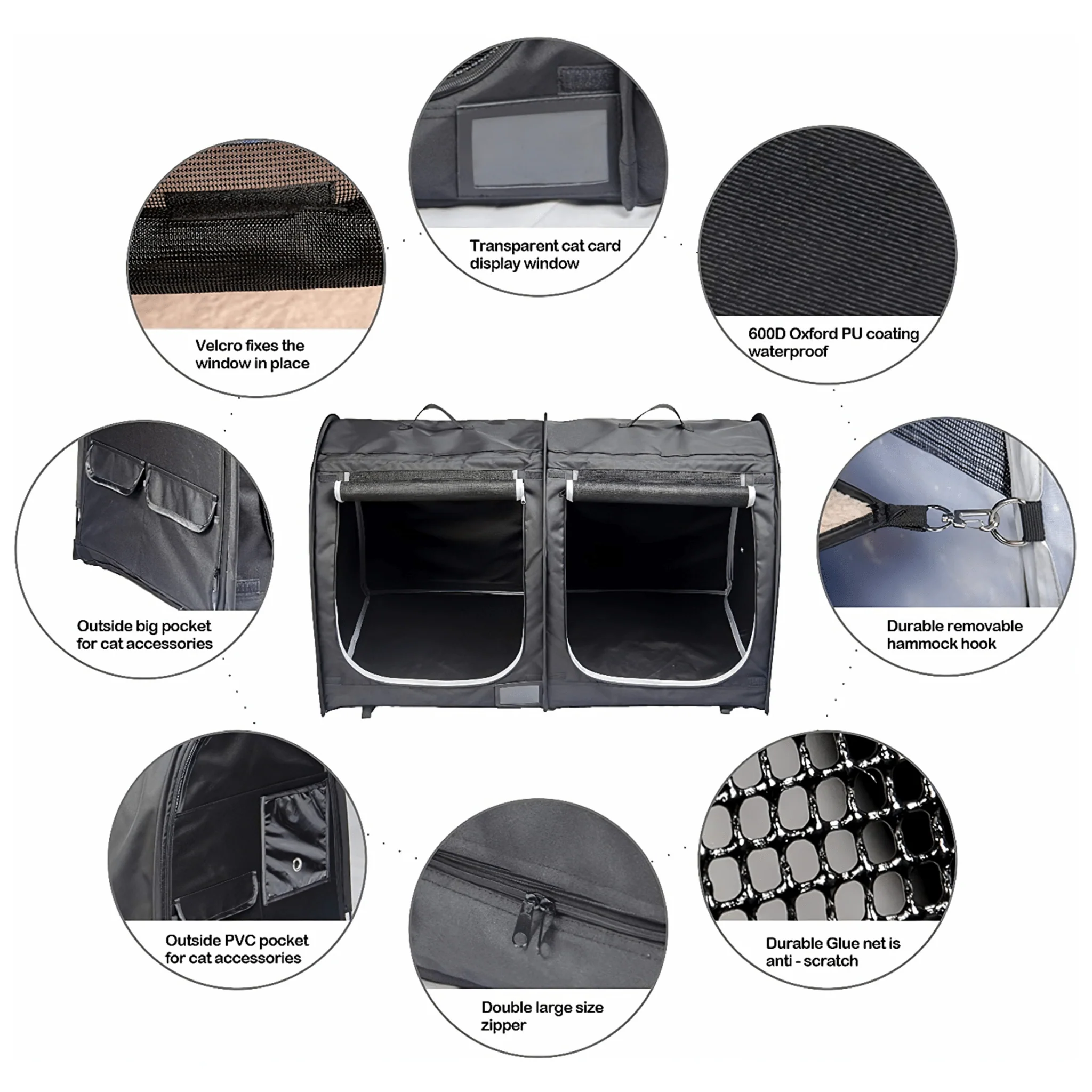Pop Up House For Small Pets - Black - Image 4