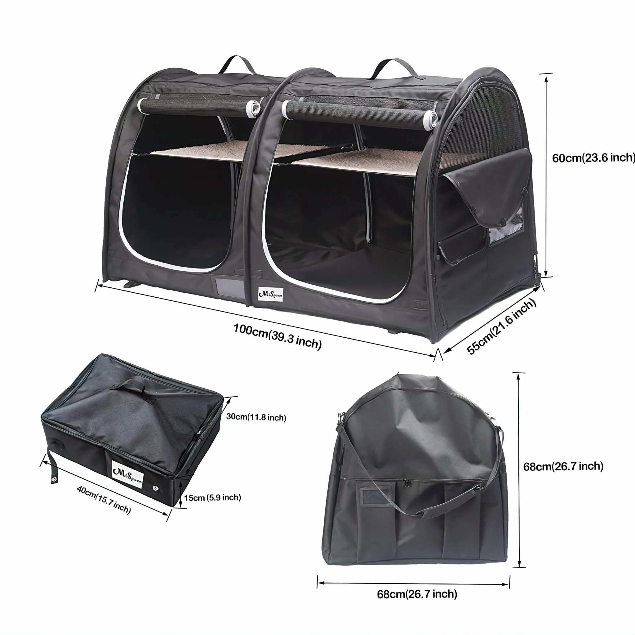 Pop Up House For Small Pets - Black - Image 6