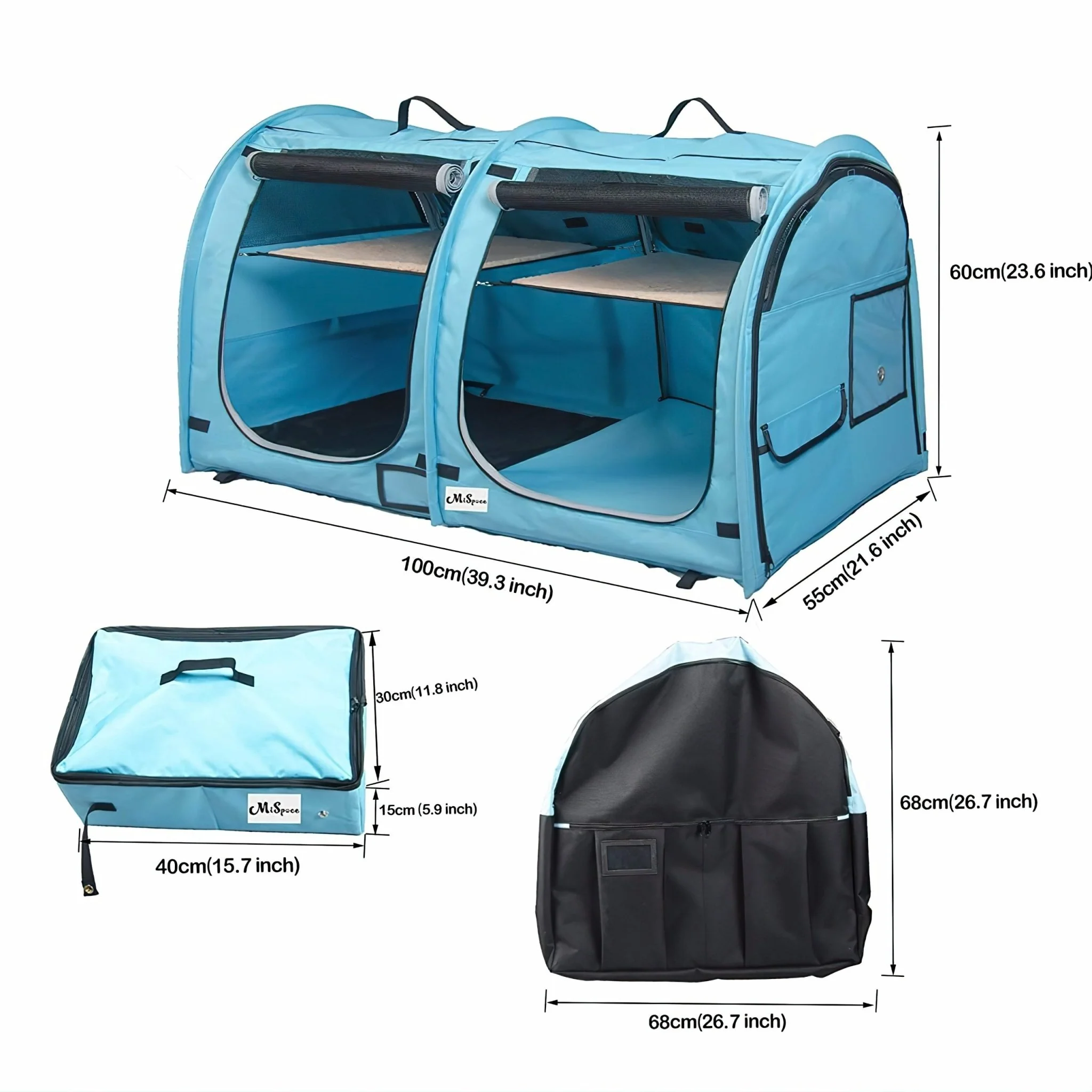 Pop Up House For Small Pets - Blue - Image 6