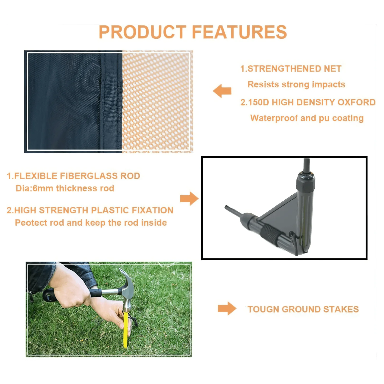 Pop up Soccer Goal Set - Arch - Image 5