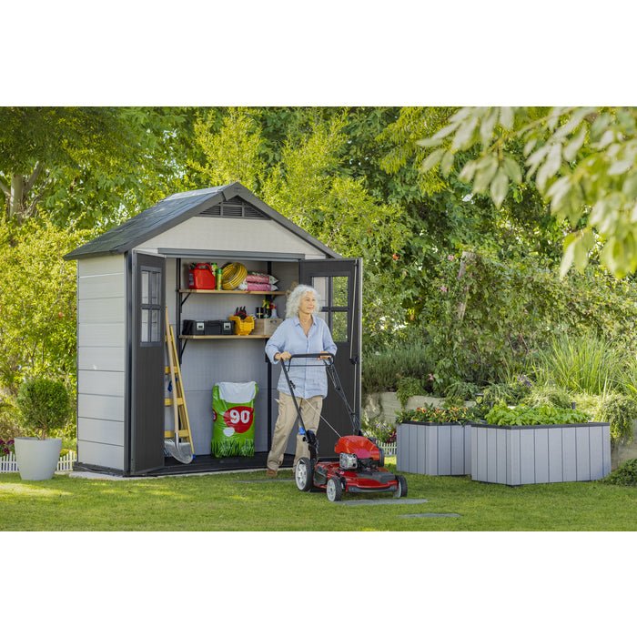 Keter Oakland Garden Shed 754 (2.1 x 1.2m) - Image 7