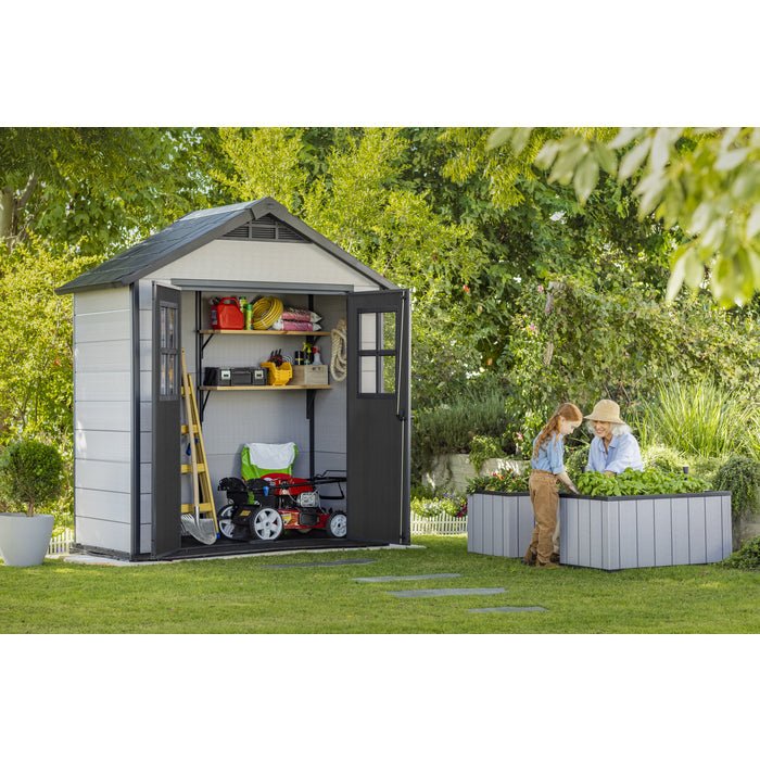 Keter Oakland Garden Shed 754 (2.1 x 1.2m) - Image 8