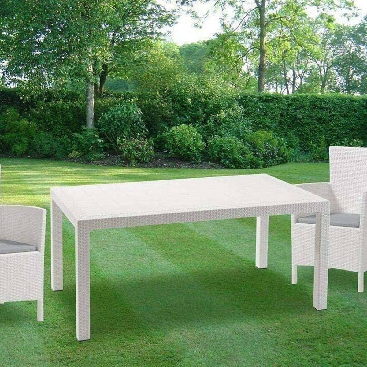 Keter Melody Dining Table - White - Image 5