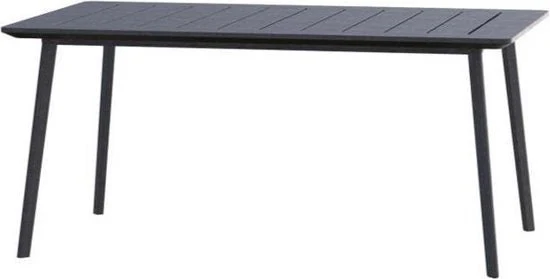 Keter Metaline Metal Look Dining Set: Black - Image 3
