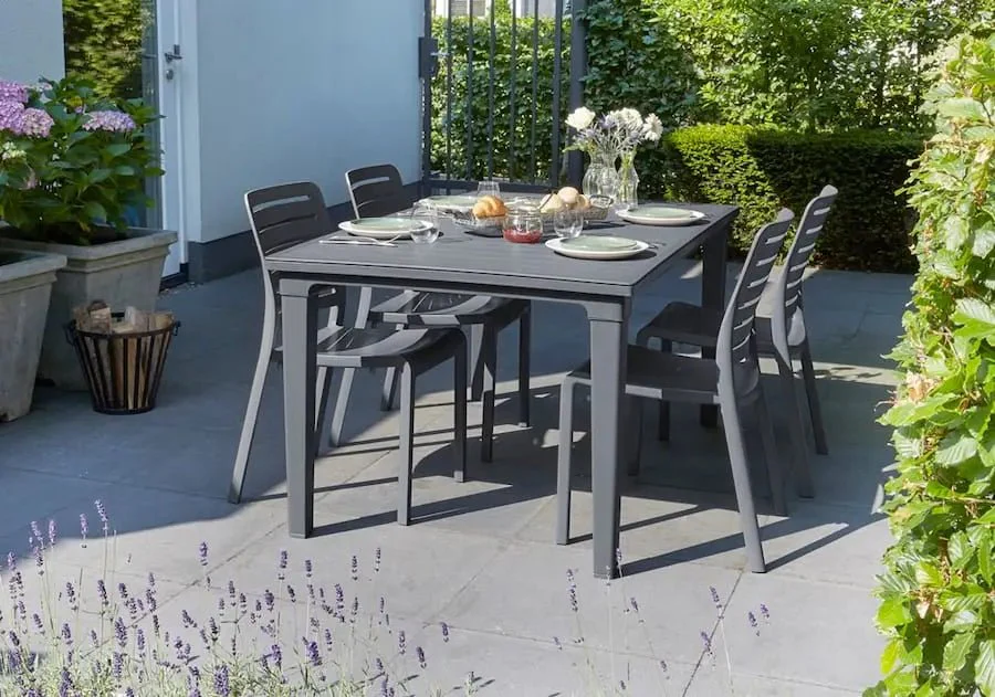 Keter Futura Dining Table - Graphite - Image 4