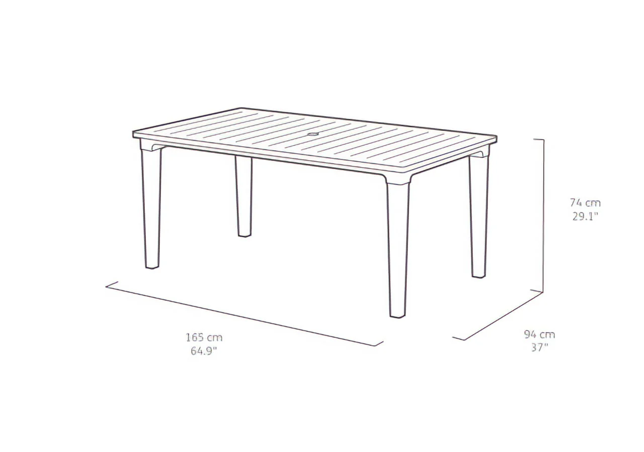 Keter Futura Julie Dining Set - Image 3