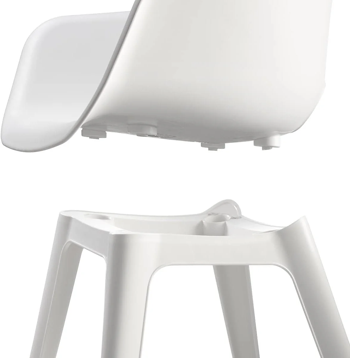 Keter Akola Dining Chair - White - 2 Pack - Image 7