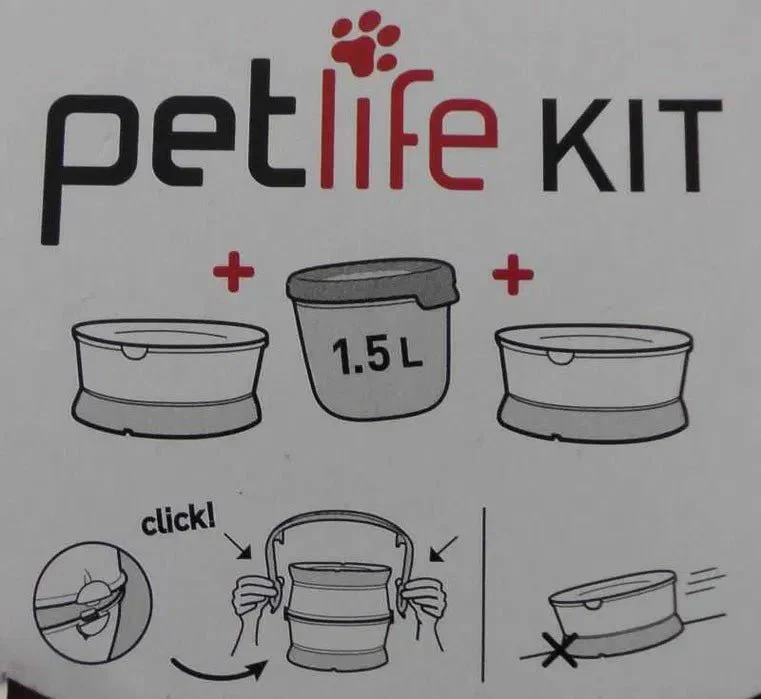 Curver 3 in 1 Food Travel Kit - White & Grey - Image 5