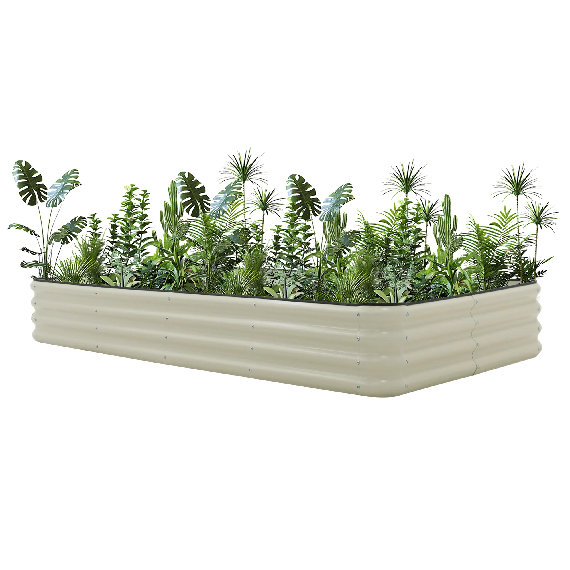 Raised Garden Bed (Height 29cm) with 2m Net Tunnel - Image 3