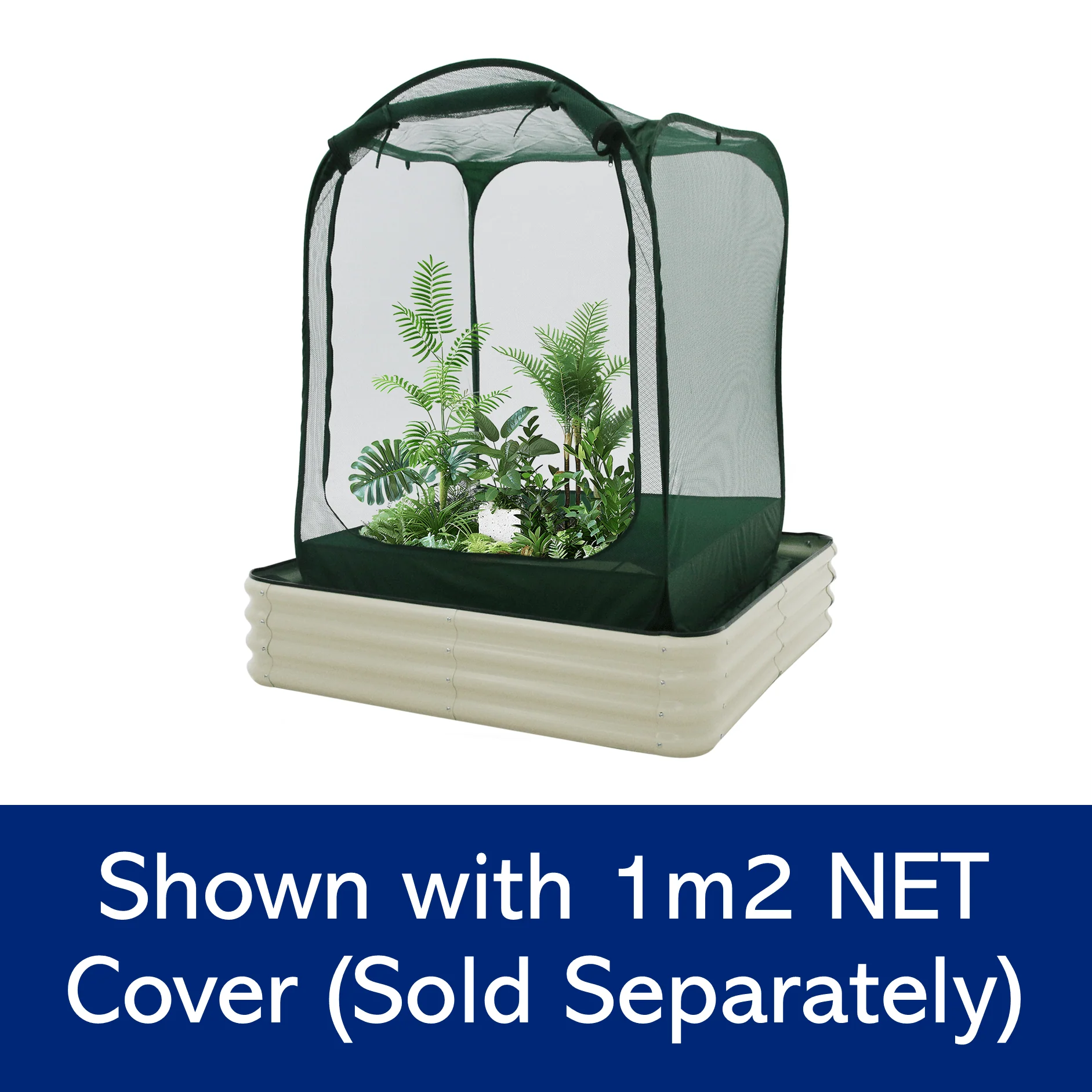 Raised Garden Bed - W125 x D125 x H29cm - Image 6