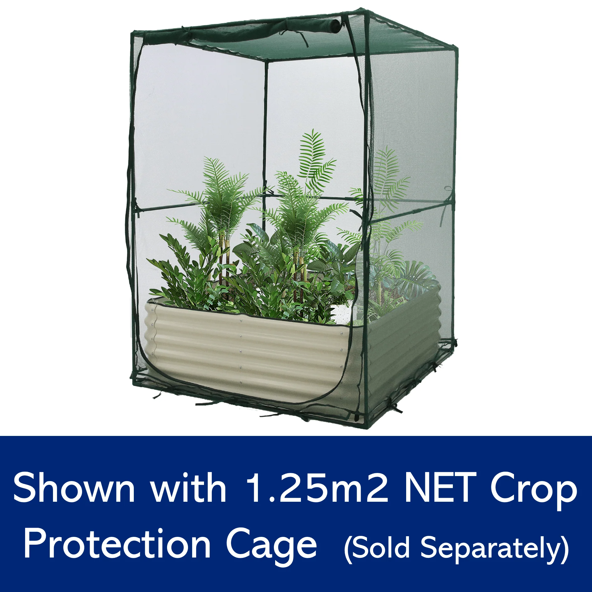Raised Garden Bed - W125 x D125 x H43cm - Image 3