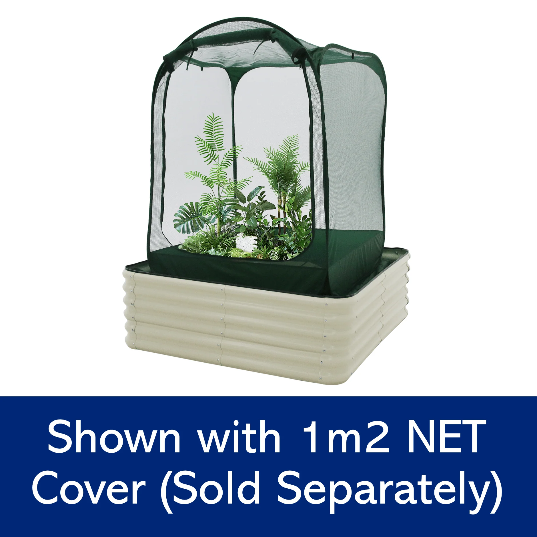 Raised Garden Bed - W125 x D125 x H43cm - Image 4
