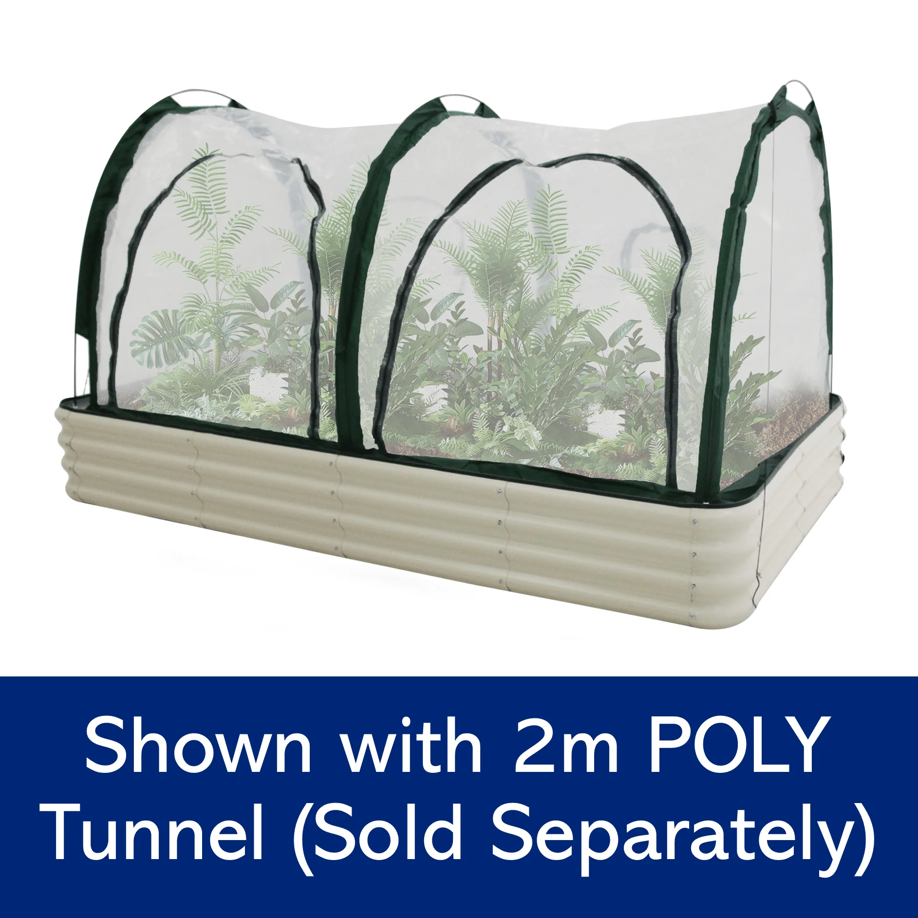 Raised Garden Bed - W207 x D107 x H29cm - Image 4