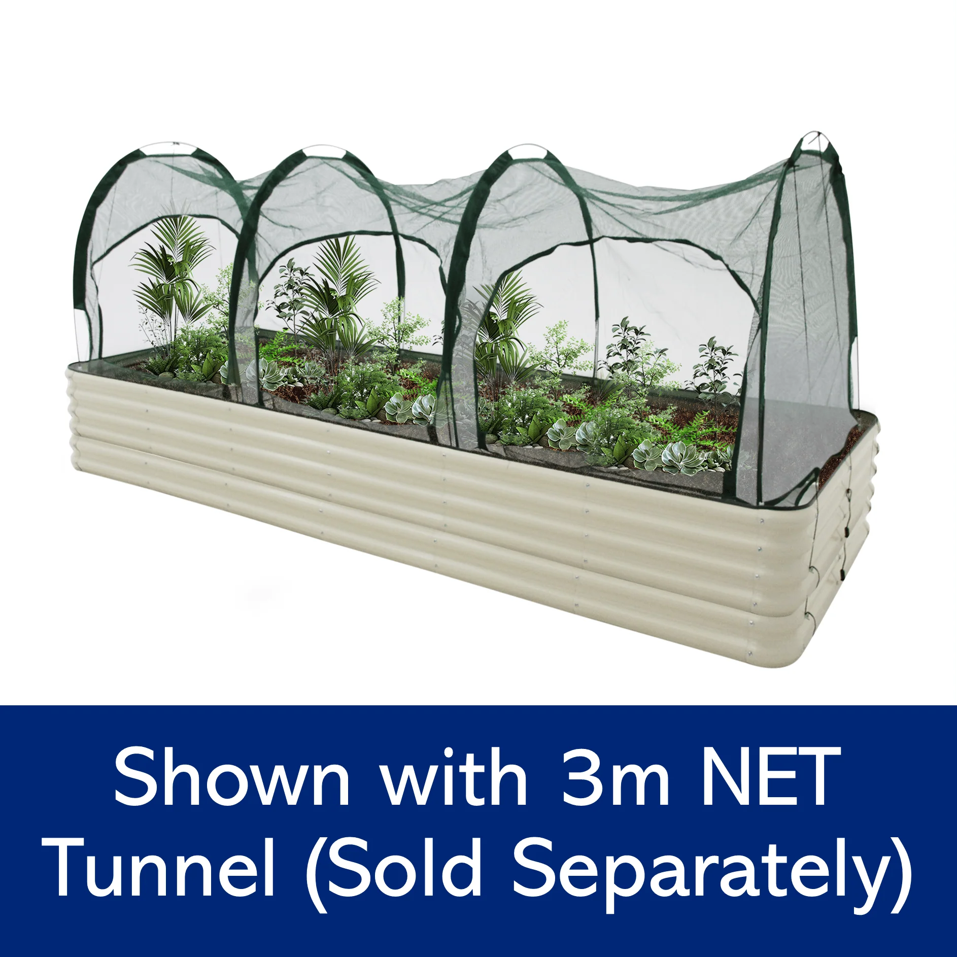 Raised Garden Bed - W307 x D107 x H43cm - Image 3