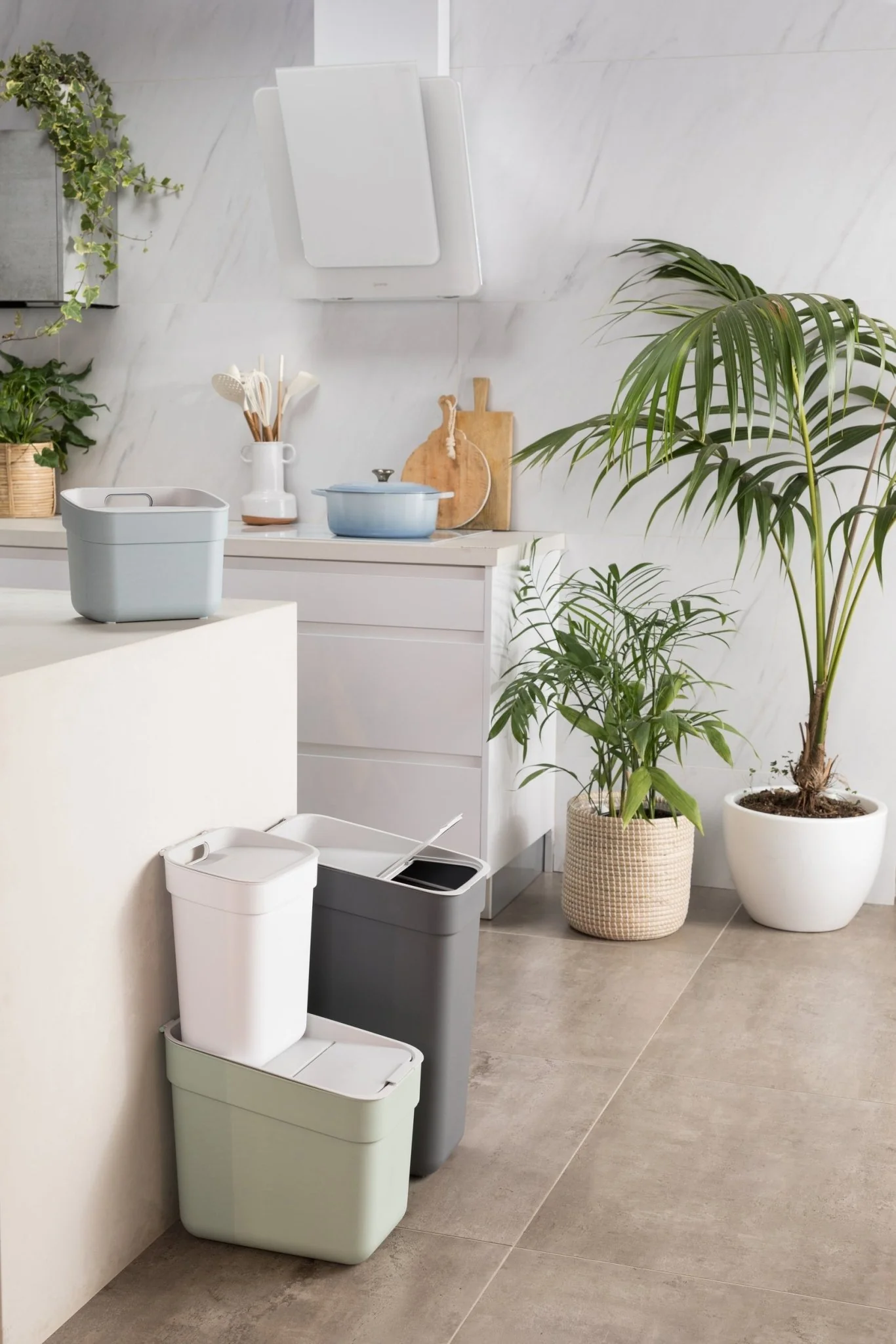 5L Ready to Collect Waste Separation Bin - Dark Grey - Image 19