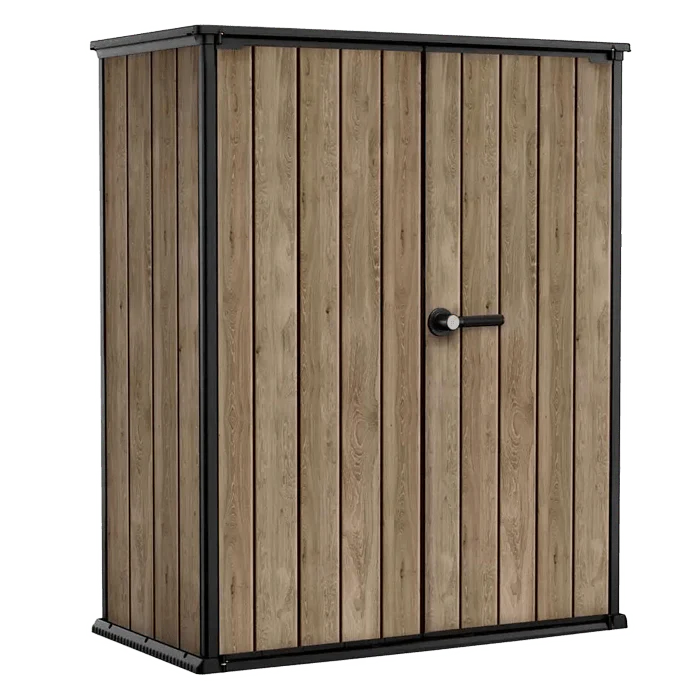 Keter Signature Vertical Shed - Ashwood Look