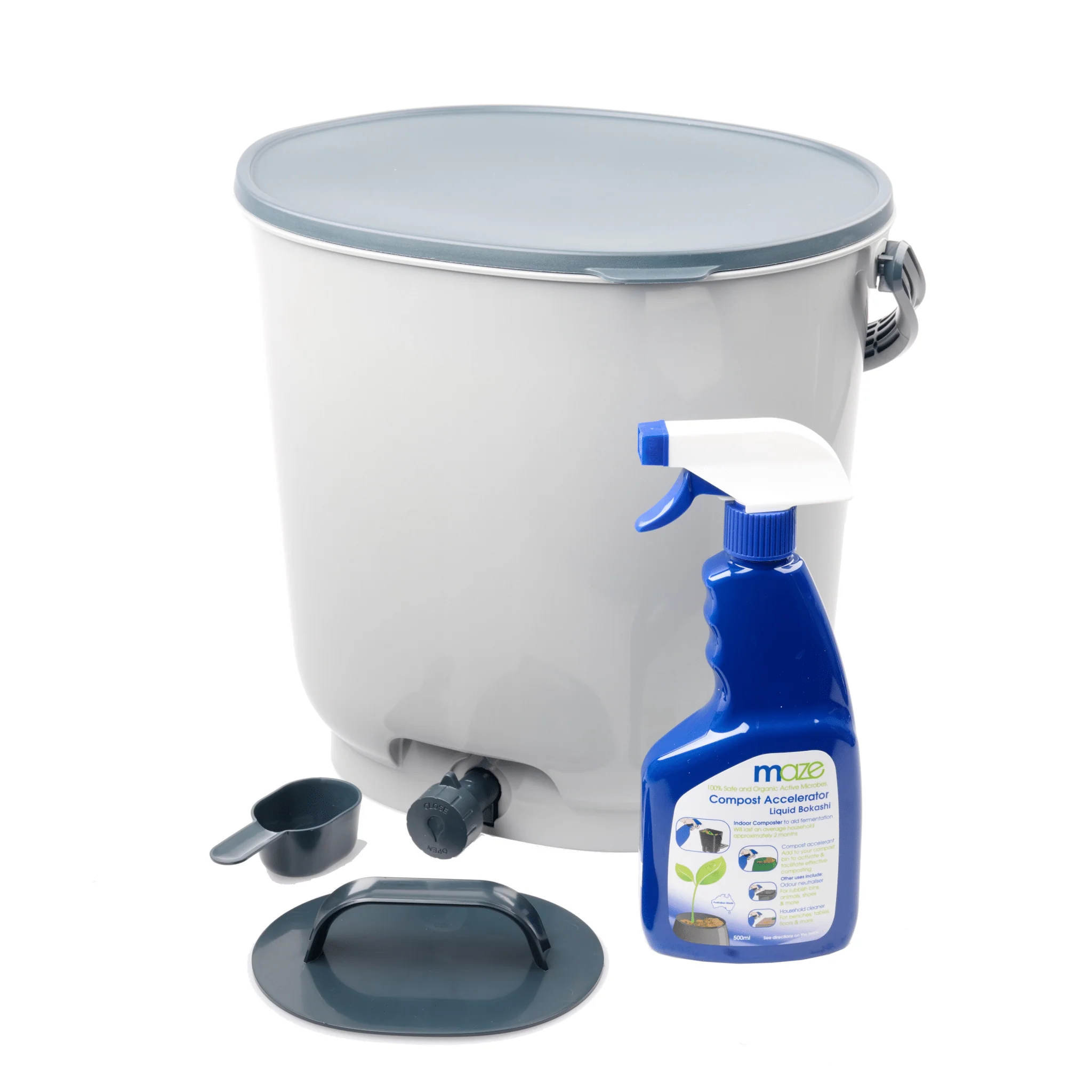 Skaza 15.3L Bokashi Organko Essential - Grey