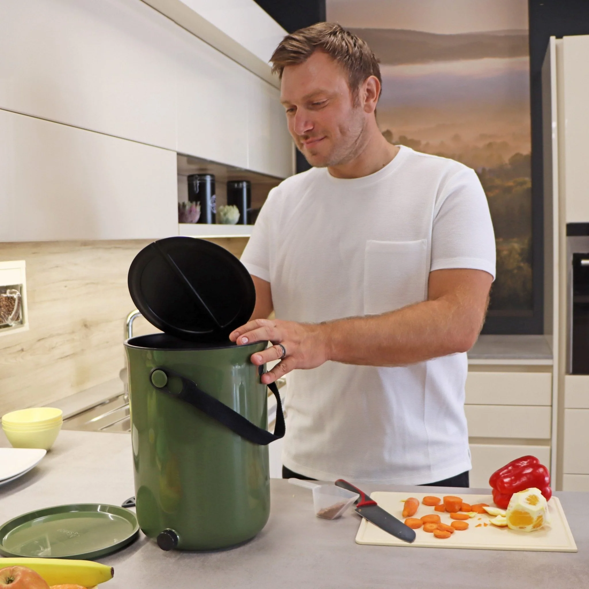 Skaza 9.6L Bokashi Organko 2 Composter - Olive - Image 8