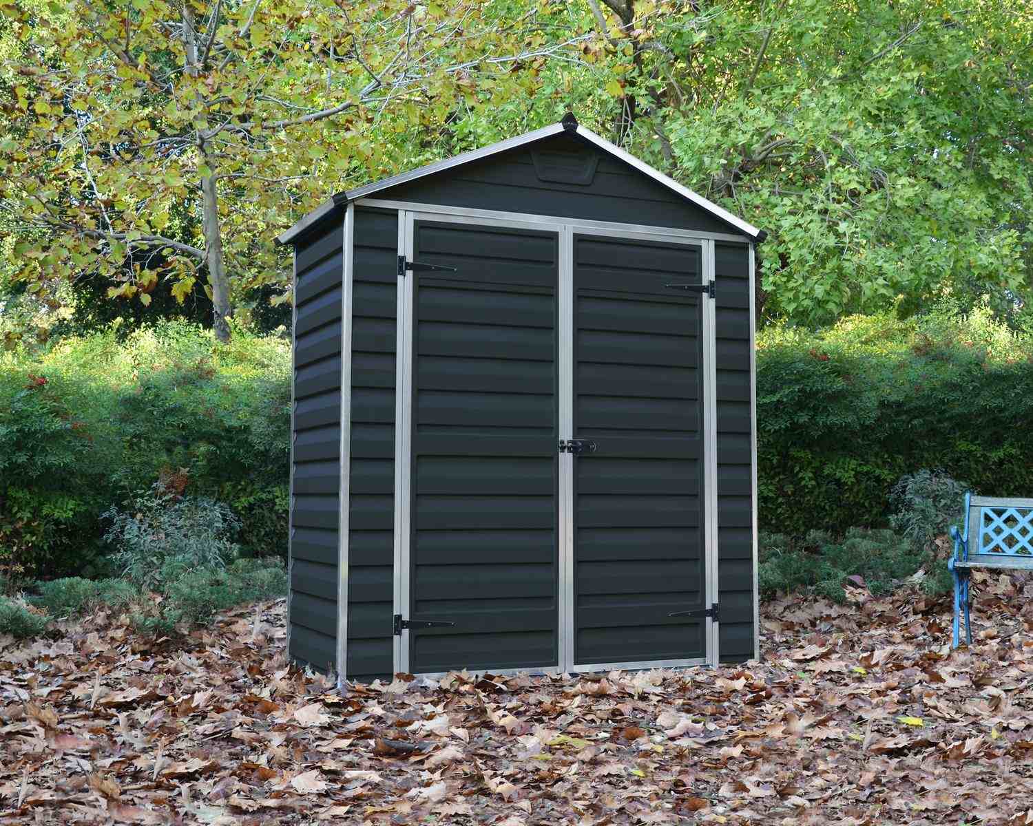 Skylight Garden Shed 1.9m x 0.90m - Midnight Grey - Image 3