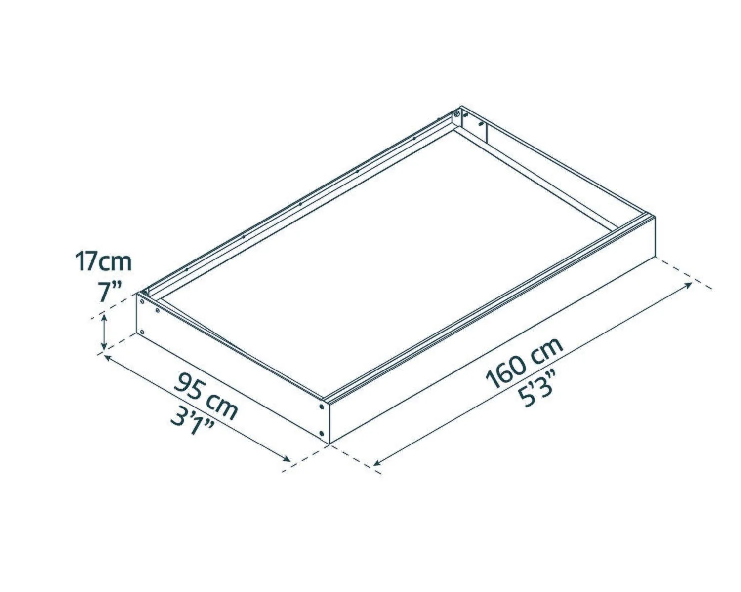 Sophia Door Awning 1.6m x 1m - Grey Frame With White Opal Panel - Image 3