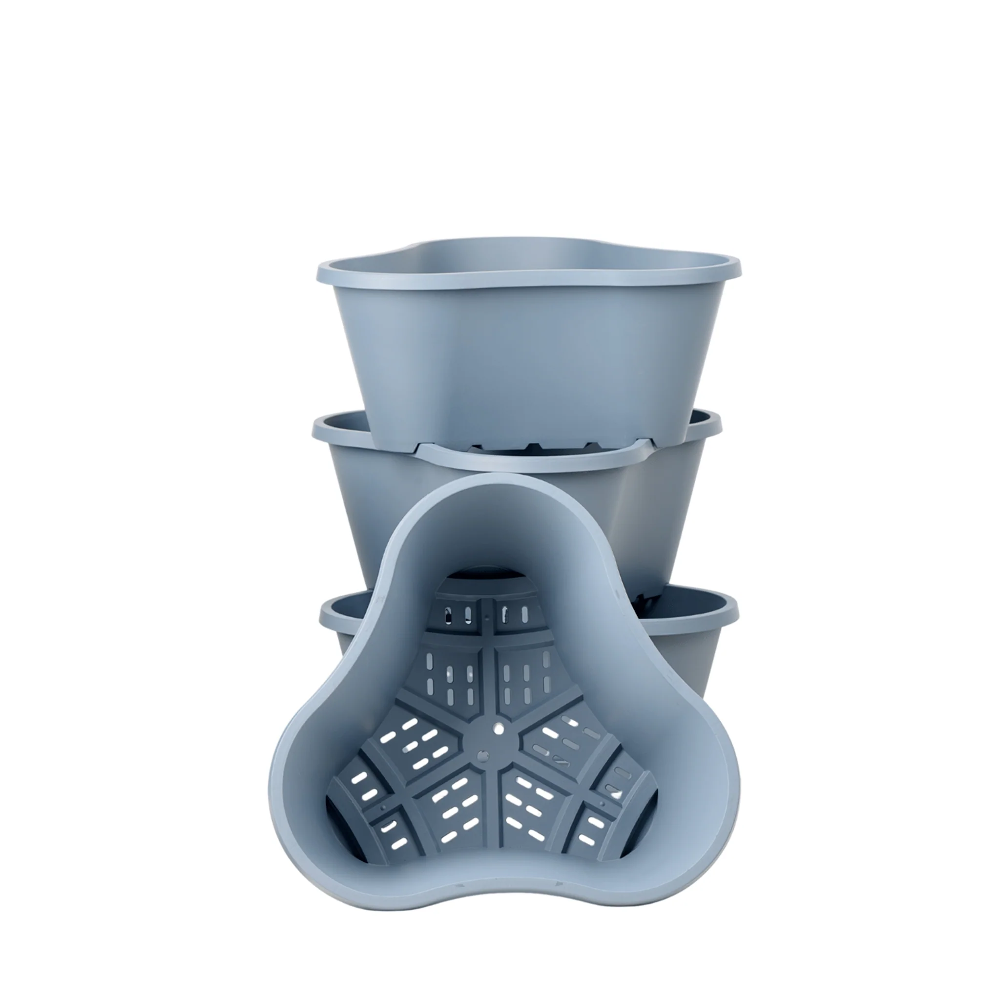 Stackable Planter 4 Pack with Tray - Image 4