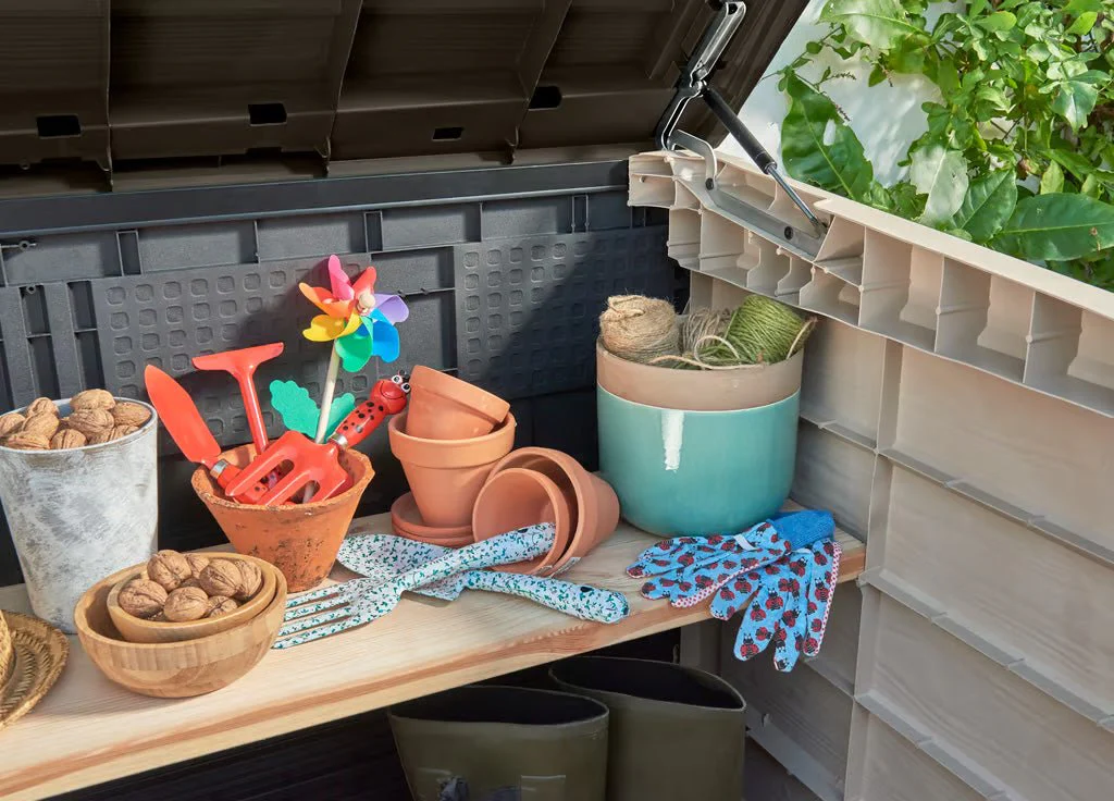 PRE ORDER: MAY - Store It Out Max Shed (Brown/Beige) 1200L - Image 13