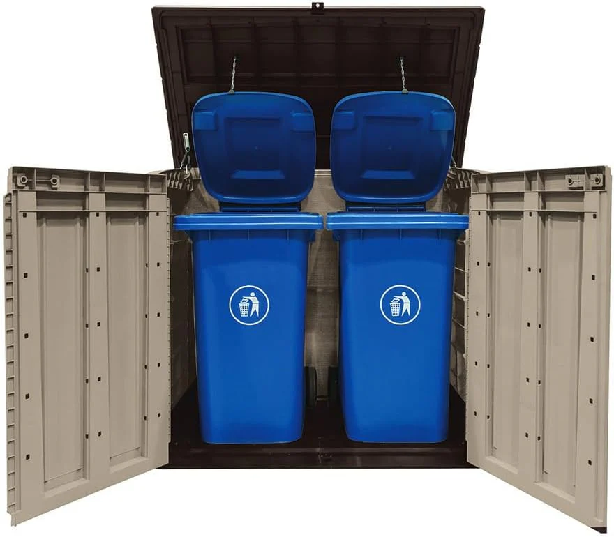 PRE ORDER: MAY - Store It Out Max Shed (Brown/Beige) 1200L - Image 8