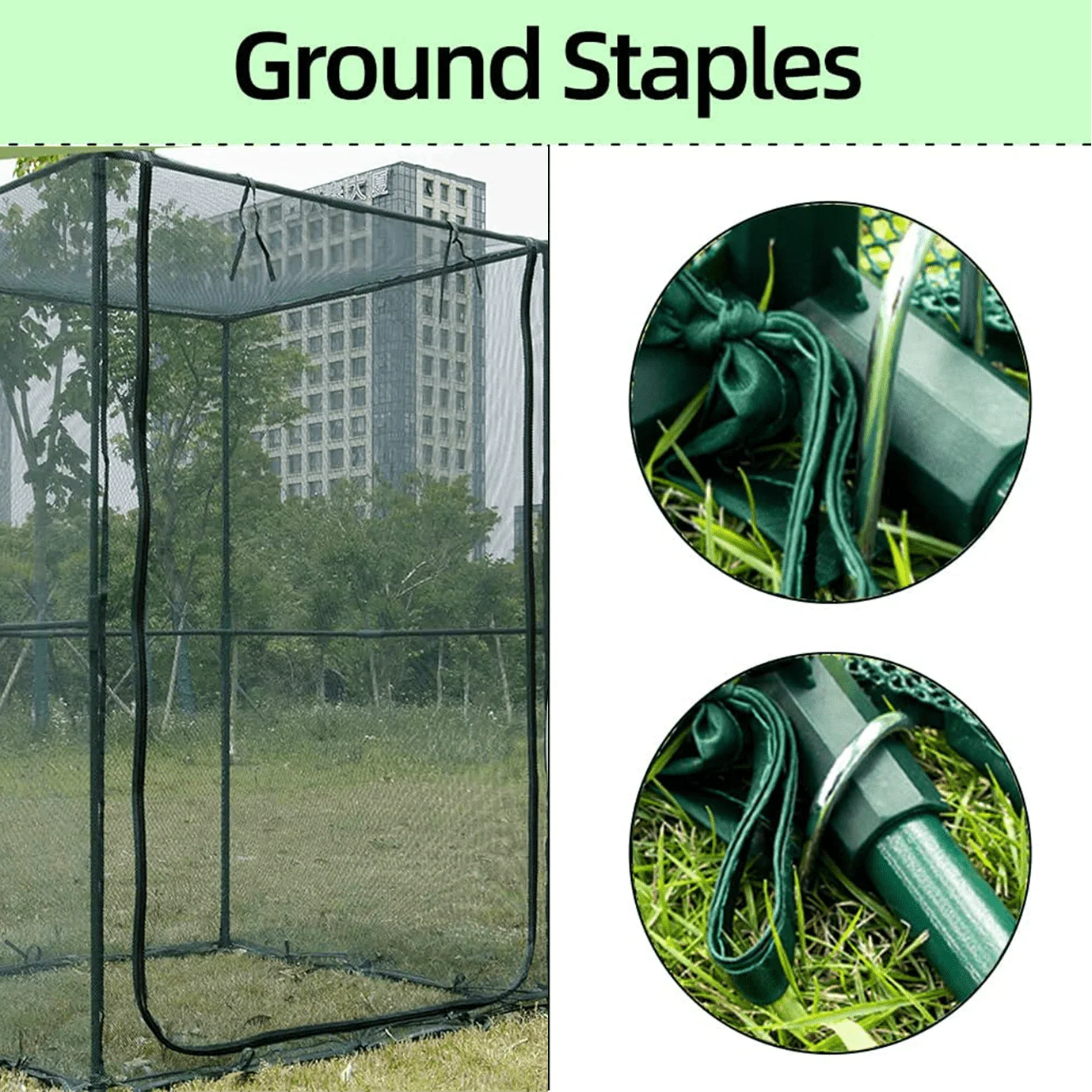 TALL NET Crop Protection Cage - 1.25m2 x 1.8m High - Image 7
