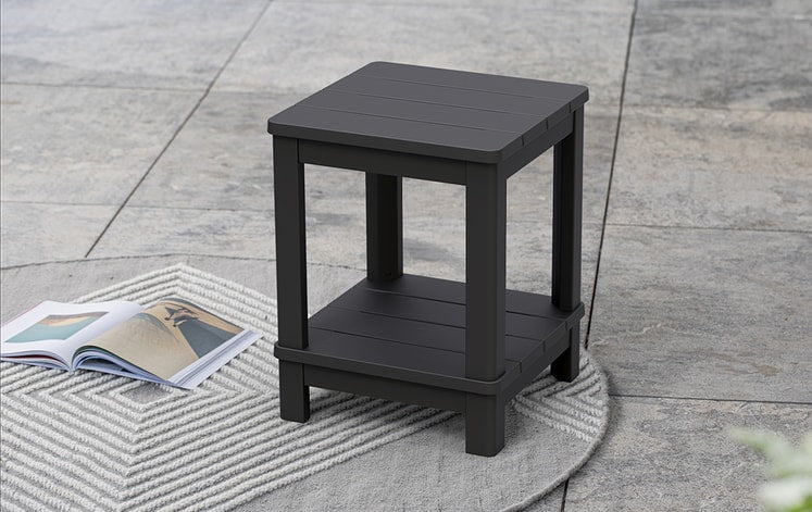 PRE ORDER: APR. - Keter Troy Adirondack Set with Deluxe Table - Graphite - Image 6