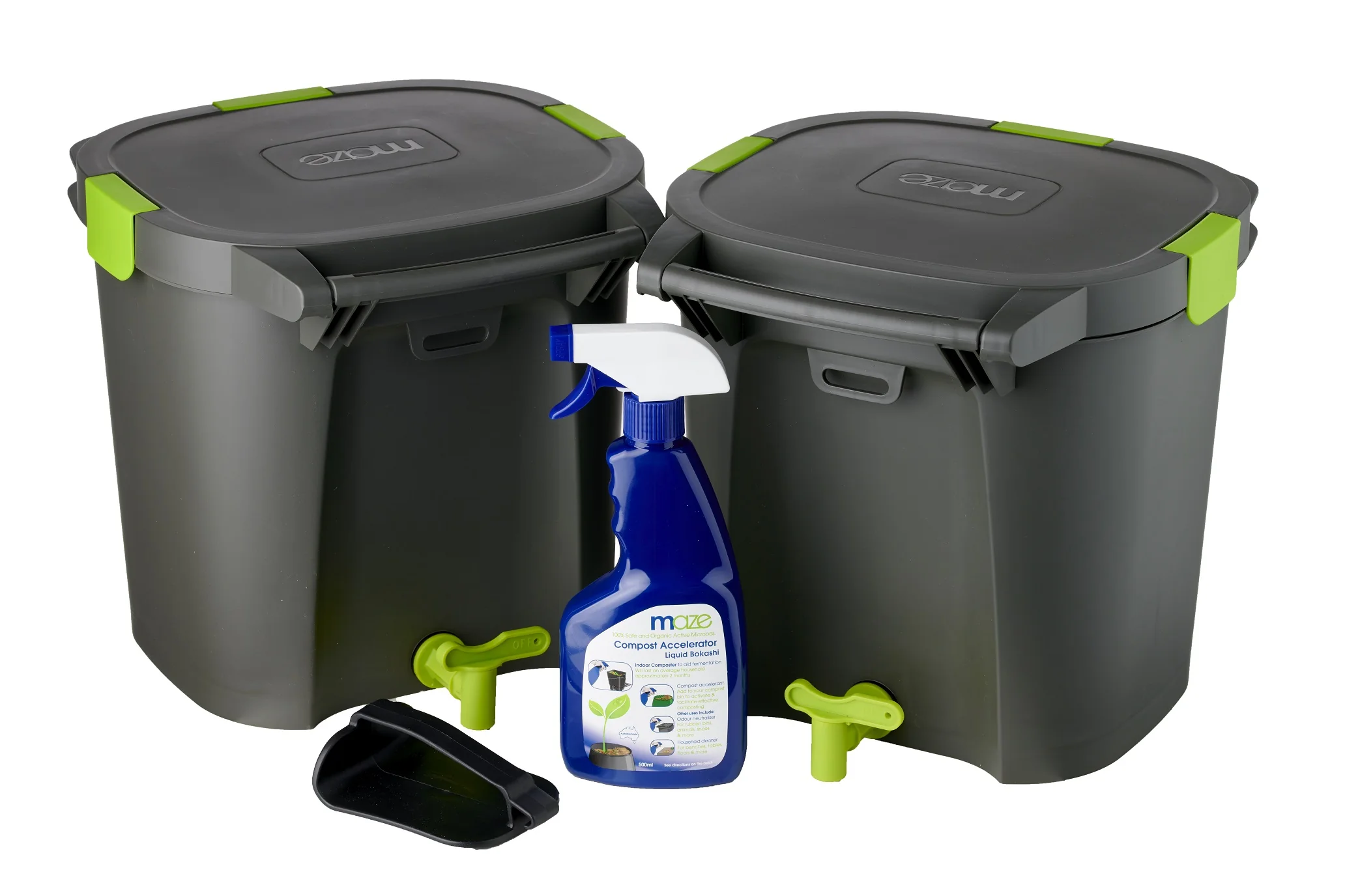 PRE ORDER: APR. - 14lt Indoor Composter Twin Pack- Airtight Bokashi System - Image 2